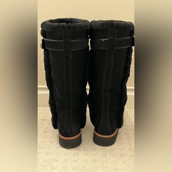 Coach Suede and Shearling Boots - Picture 3 of 10